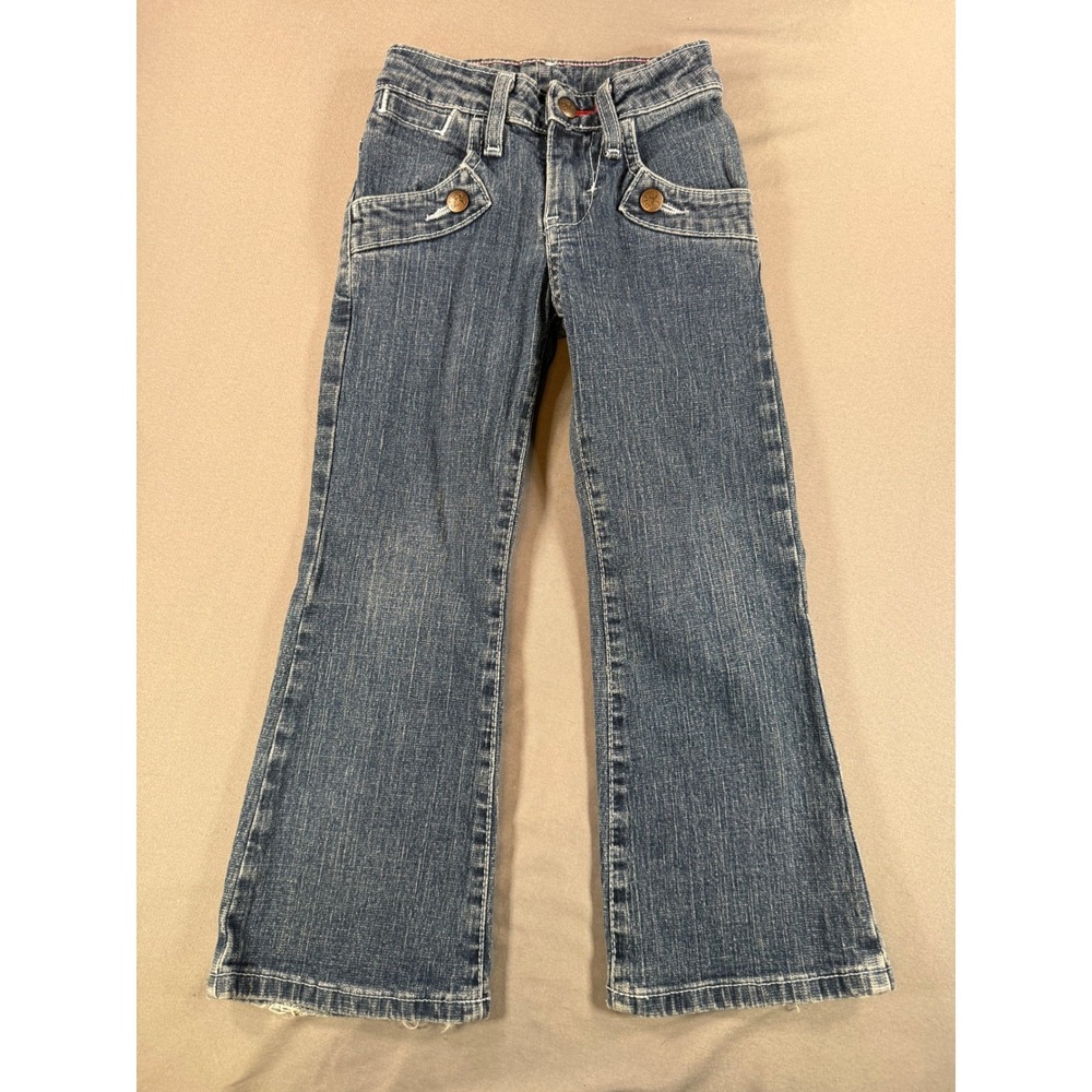 Twenty X Kids Jeans Girls Size 4 Slim Blue Denim Bootcut Flare